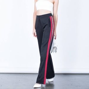 Red Panel Track Pants